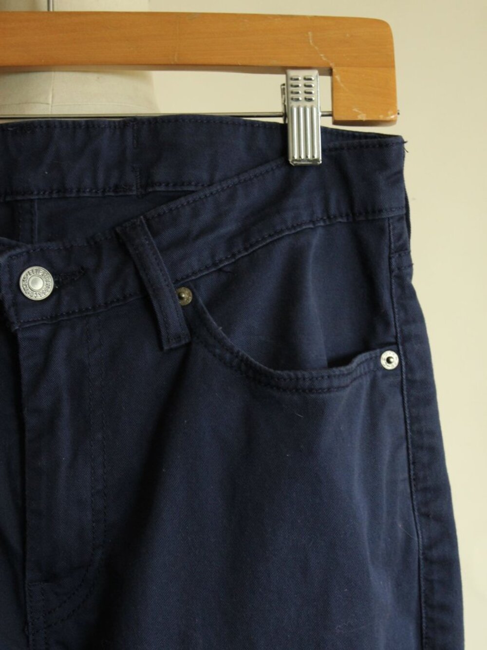 Levis Mens 511 Jeans, Navy Blue, 32W 32L, Slim - Picture 6 of 15